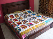 HAND MADE ELEPHANT GUDHDI BED COVER