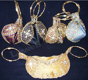 Foldable bead Potli Bag