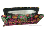 EMBROIDERY LADIES BEADED CLUTCH PURSE