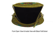 HANDMADE VINTAGE ETHNIC METAL CLUTCH CUM SLING BAG