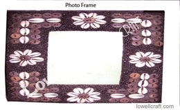 SHELL EMBROIDERY PHOTO FRAME