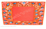 BEADED PHOTO FRAME