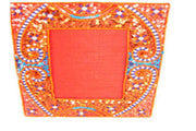 BEADED PHOTO FRAME
