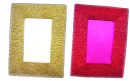 BEADED PHOTO FRAME