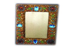 EMBROIDED  PICTURE FRAME