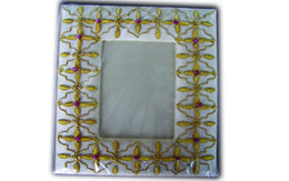 EMBROIDED  PICTURE FRAME