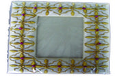 EMBROIDED  PICTURE FRAME