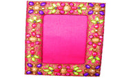 BEADED PHOTO FRAME