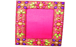 BEADED PHOTO FRAME