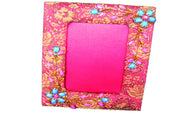 BEADED PHOTO FRAME