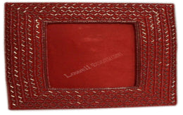 BEADED PHOTO FRAME