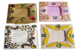 BEADED PHOTO FRAME