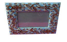 ZARI WORK PHOTO FRAME