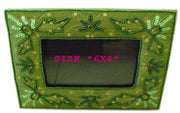 BEADED PHOTO FRAME