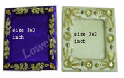 BEADED SEQUENCE PHOTO FRAME