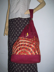 RANA WORK COTTON CANVAS SHOULDER BAG