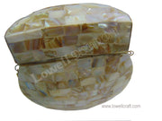 MOTHER OF PEARL CLUTCH BAG