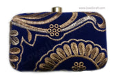 INDIAN TRADITIONAL EMBROIDERY CLUTCH BOX/BAG