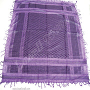 GEOMETRIC DESIGN LUREX ARAFAT SCARVE