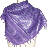 GEOMETRIC DESIGN LUREX ARAFAT SCARVE