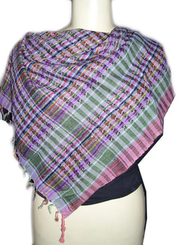 Multicolor Cotton Arab Scarf(Checkerd)