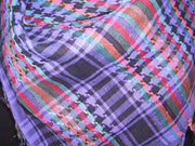 Multicolor Cotton Palestinian keffiyeh(Checked)