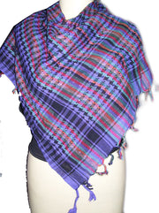 Multicolor Cotton Palestinian keffiyeh(Checked)