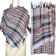 Multicolor Cotton Palestinian scarf(Checked)