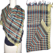 Multicolor Cotton Arab Shemagh Scarf(Checked)