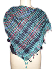 Multicolor Cotton Arafat Scarf(Checked)