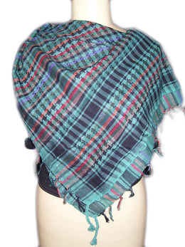 Multicolor Cotton Arafat Scarf(Checked)