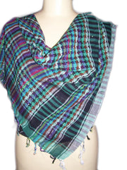 Multicolor Cotton Arab Scarf(Checked)