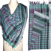 Multicolor Cotton Arab Scarf(Checked)