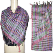 Multicolor Cotton Arab Palestinian scarf