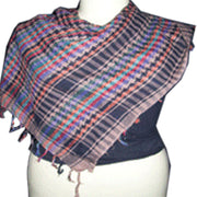 MULTICOLOR COTTON ARAB SCARF(CHECKED)