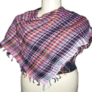 MULTICOLOR COTTON ARAB SCARF(CHECKED)