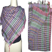 MULTICOLOR COTTON ARAB SCARF(CHECKED)