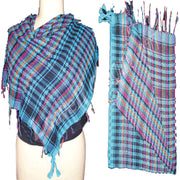 MULTICOLOR COTTON ARAB SCARF(CHECKED)