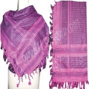CHEK DESIGN ARAB SCARF WITH LUREX