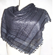 CHEK DESIGN ARAB SCARF WITH LUREX