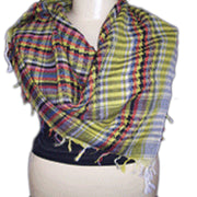 MULTICOLOR COTTON ARAB SCARF(CHECKED)