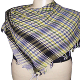 MULTICOLOR COTTON ARAB SCARF(CHECKED)