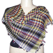 MULTICOLOR COTTON ARAB SCARF(CHECKED)