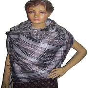 STRIPE WITH TRADITIONAL DESIGN ARAFAT SCARF