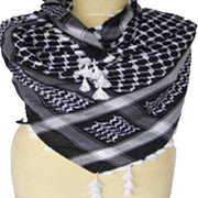 Yasser Design Arafat Scarf With Fringe