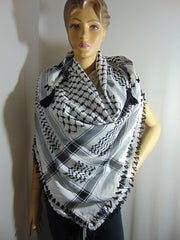 Arabia Costume Palestinian Army Military Headscarf Tassel Fringe