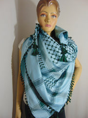 Arabia Costume Palestinian Army Military Headscarf Tassel Fringe
