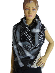 Yasser Design Arafat Scarf With Fringe