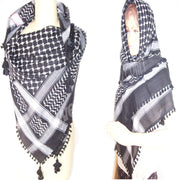 Yasser Design Arafat Scarf With Fringe