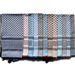 Arabia Costume Palestinian Army Military Headscarf Tassel Fringe